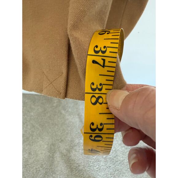 Merona Womens Sleeveless Long Vest Duster Camel Tan Size 12 Lagenlook Fall - Picture 8 of 10